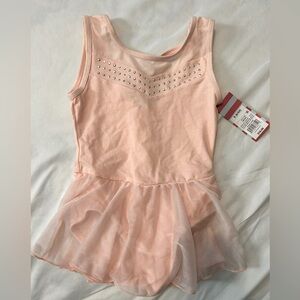 NWT Cat & Jack Dance Wear Flutter Sleeve Leotard Pink Size 6-6X